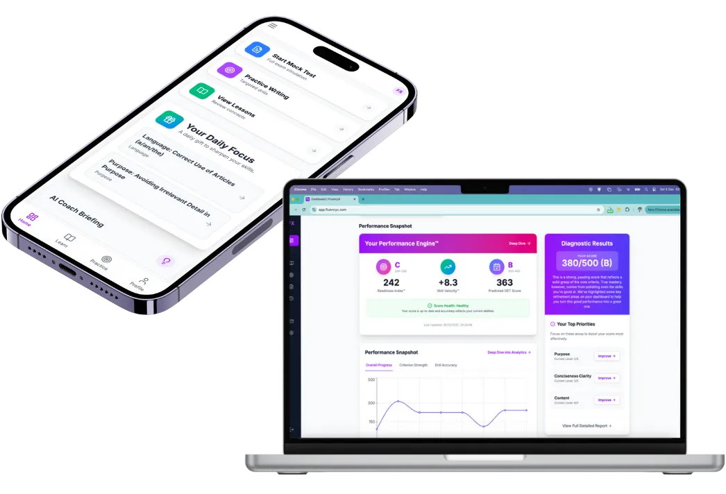 FluencyX on Web and Mobile